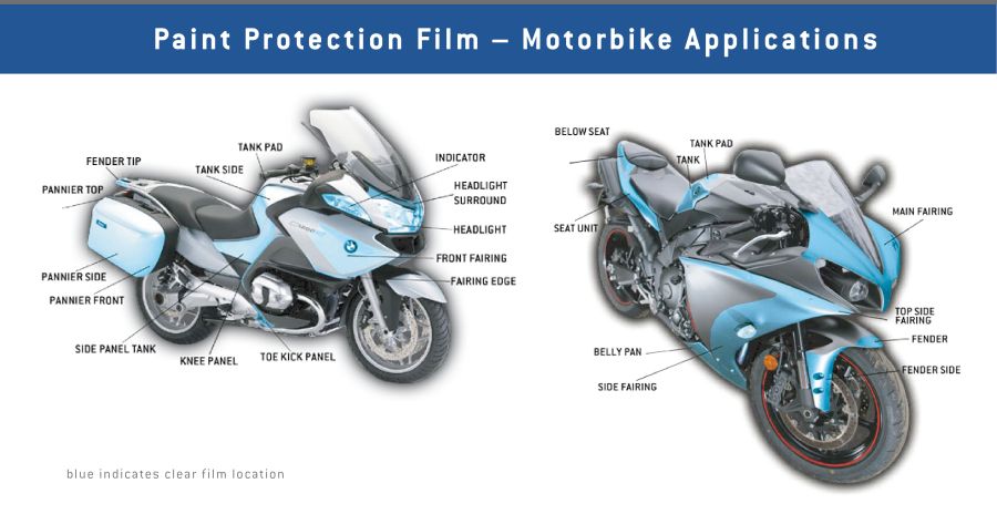 Motorcycle Paint Protection Film 